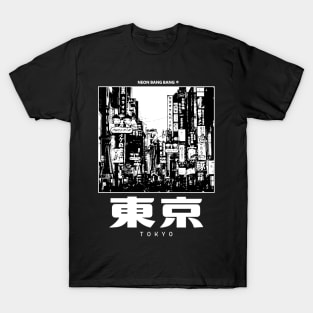 Tokyo City Japan Travel | Japanese Manga Style T-Shirt